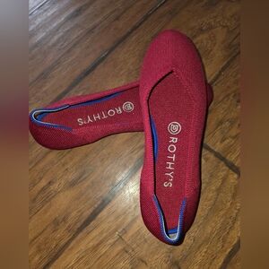 Rothy's Women's Vibrant Red Loafers Size 6.5